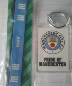 MANCHESTER CITY PRIDE PLASTIC INSERT KEY RING AND EXTRA????