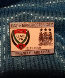 MANCHESTER CITY ABU DHABI FRIENDLY BADGE V UAE 2009
