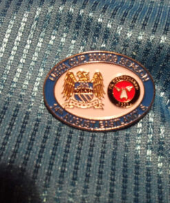 UEFA BADGE MANCHESTER CITY V MIDTJLLAND OVAL BADGE @ BARNSLEY