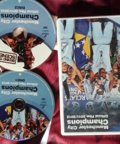 DVD X2 MANCHESTER CITY CHAMPIONS DOUBLE  DVD FILM 2011/2012