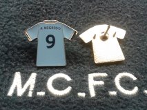 Premier Champions 2013/14 Manchester City No9 NEGREDO  kit shirt badge MCFC