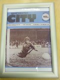 AUTOGRAPHED FRAMED MIKE DOYLE IN GOAL MANCHESTER  CITY ACE