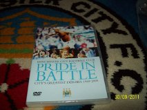 DVD MANCHESTER CITY PRIDE IN BATTLE DERBIES SEALED
