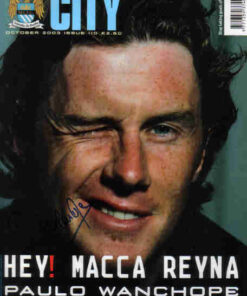 X 11. MULTI-SIGNED MAN CITY MAG OCT 2003