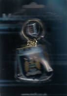 M.C.F.C.MANCHESTER CITY  SHEILD KEYRING AND BADGE 2 ITEMS