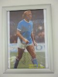 AUTOGRAPHED FRAMED FRANCIS LEE ACTION SHOT MAN  CITY LEGEND