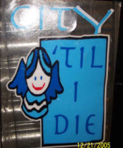 CITY TIL I DIE MANCHESTER CITY WINDOW CAR STICKER NO 30 6X4