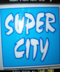 SUPER CITY.MANCHESTER CITY CAR WINDOW STICKER 4X4 NO 3